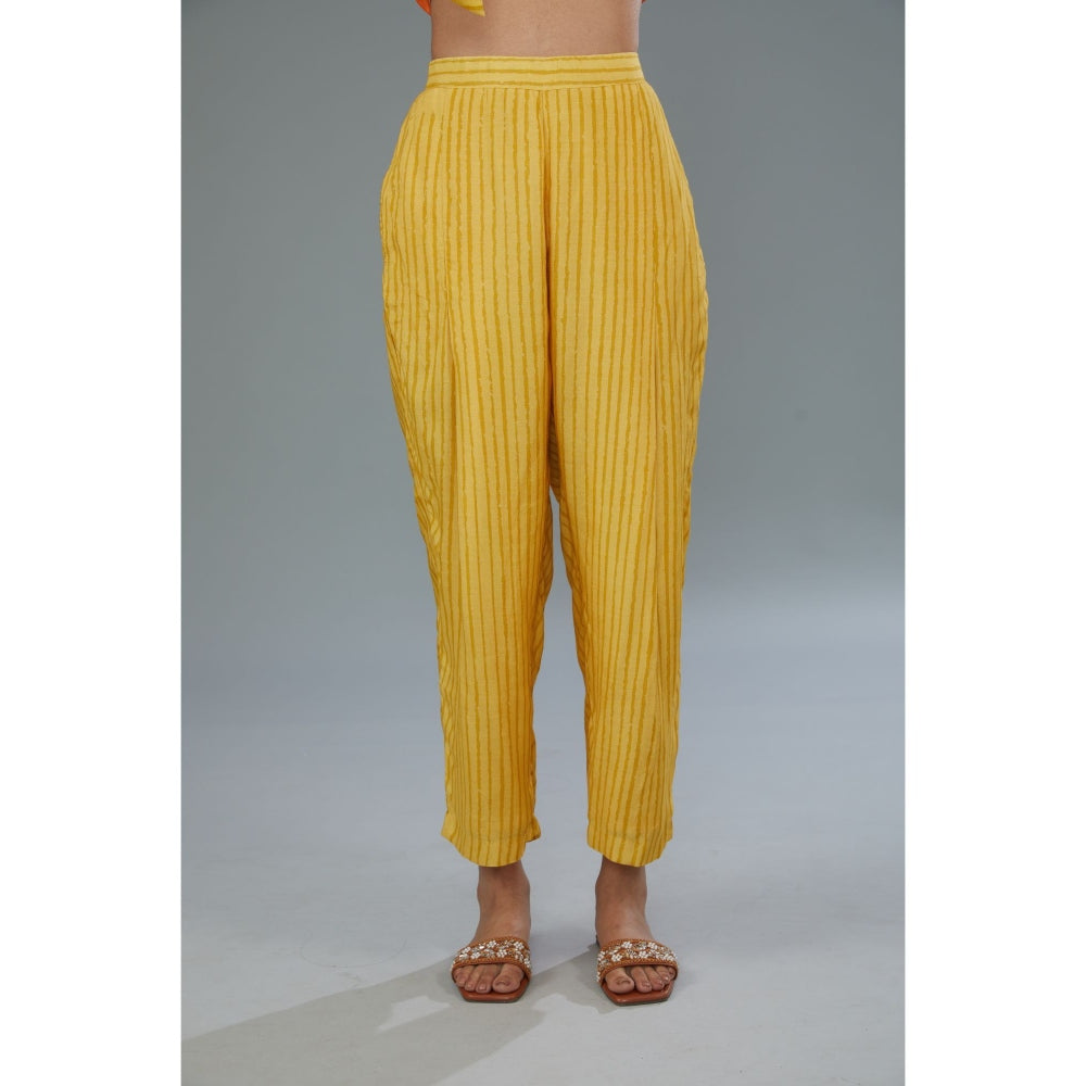 Kahani Lush Yellow Floral Co-Ord (Set of 2)