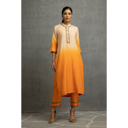 Kahani Lush Ombre Orange Kurta & Pant (Set of 2)