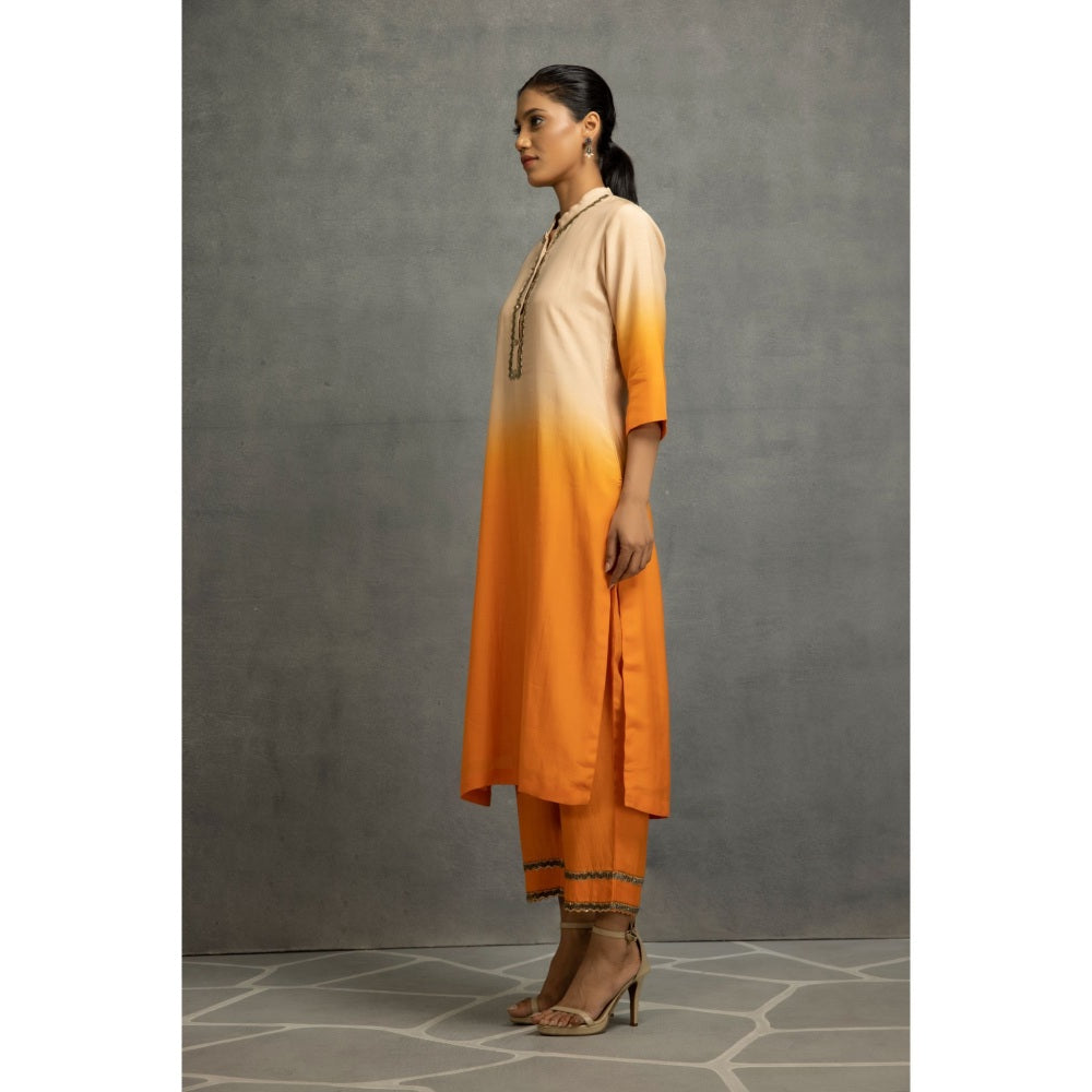 Kahani Lush Ombre Orange Kurta & Pant (Set of 2)