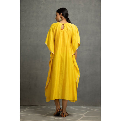 Kahani Lush Yellow Kaftans Dress