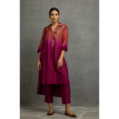 Kahani Lush Ombre Purple Kurta & Pant (Set of 2)