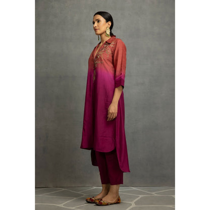 Kahani Lush Ombre Purple Kurta & Pant (Set of 2)