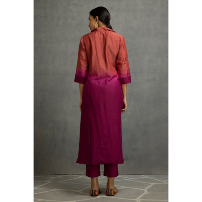 Kahani Lush Ombre Purple Kurta & Pant (Set of 2)