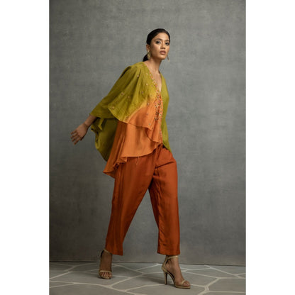 Kahani Lush Green Ombre Co-Ord (Set of 2)