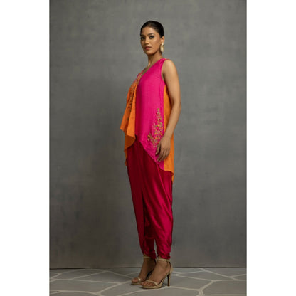 Kahani Lush Pink Ombre Co-Ord (Set of 2)