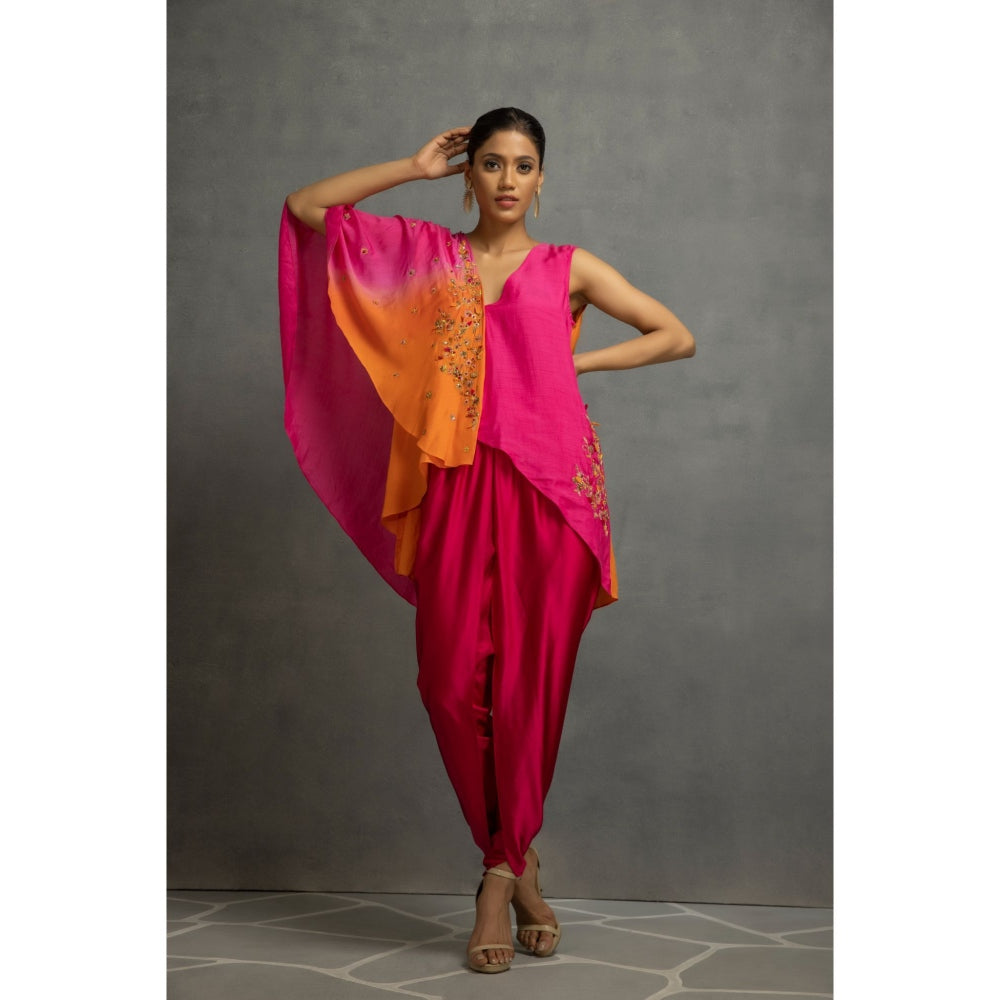 Kahani Lush Pink Ombre Co-Ord (Set of 2)