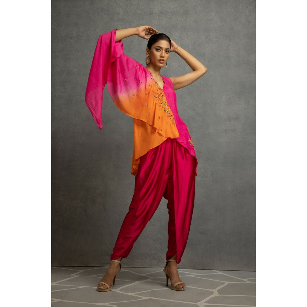 Kahani Lush Pink Ombre Co-Ord (Set of 2)