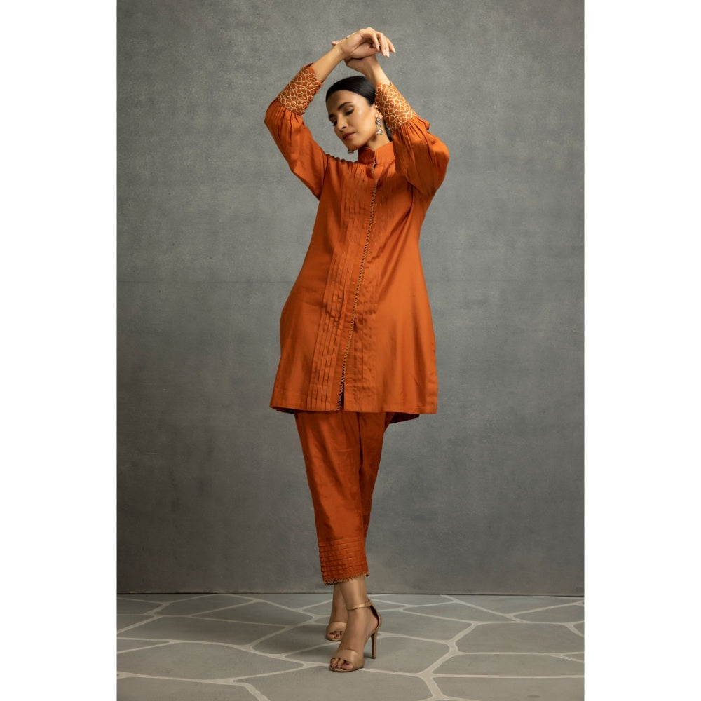 Kahani Lush Brown Kurta & Pant (Set of 2)
