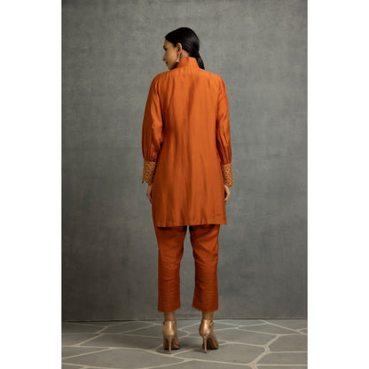 Kahani Lush Brown Kurta & Pant (Set of 2)