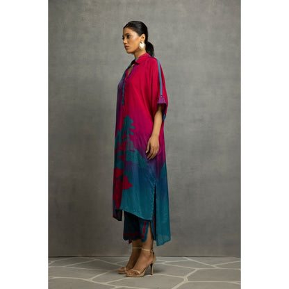 Kahani Lush Blue Kurta & Pant (Set of 2)
