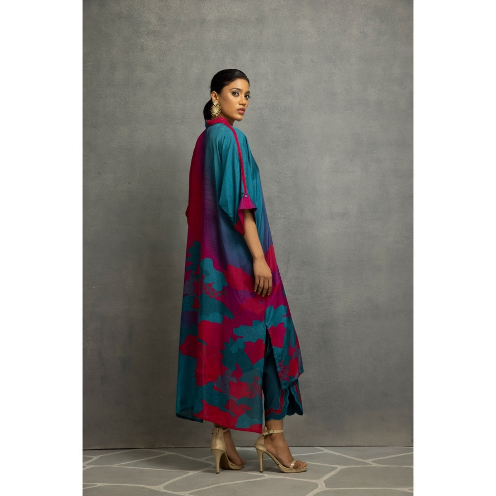 Kahani Lush Blue Kurta & Pant (Set of 2)