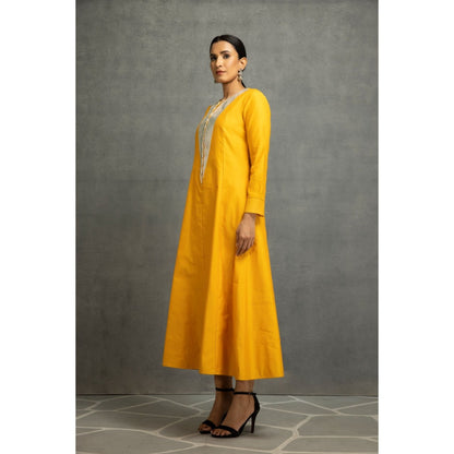 Kahani Lush Yellow Colour Dress