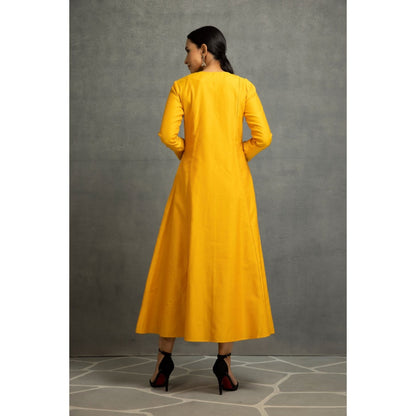 Kahani Lush Yellow Colour Dress