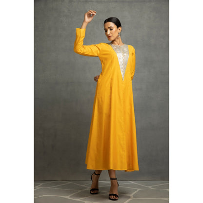 Kahani Lush Yellow Colour Dress
