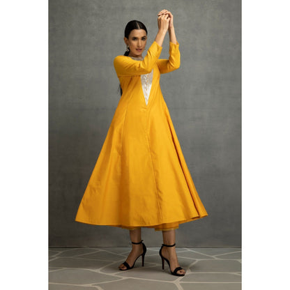 Kahani Lush Yellow Colour Dress