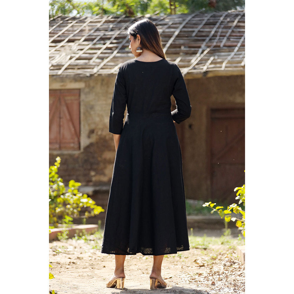 KAAJH Cotton Casual Long Anarkali Gown