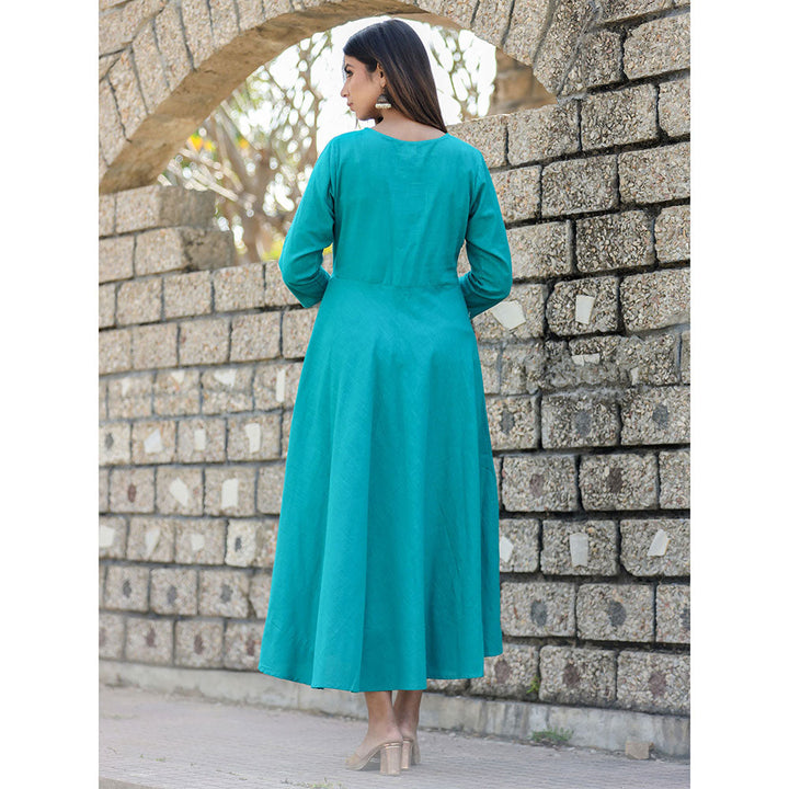 KAAJH Cotton Casual Long Anarkali Gown