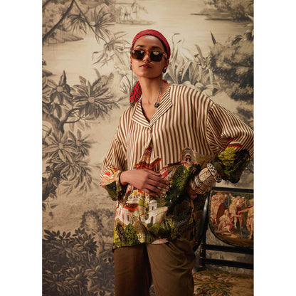 KALISTA Brown Aubrey Tunic