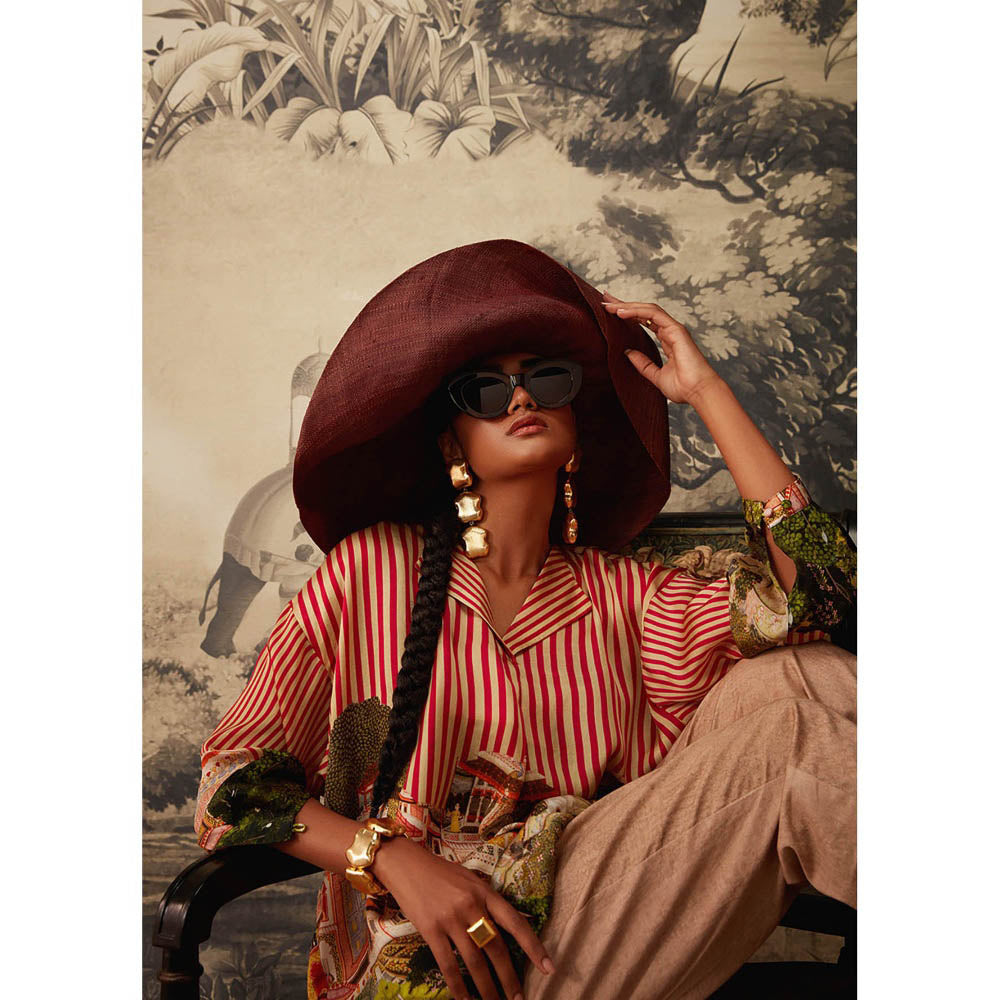 KALISTA Red Aubrey Tunic