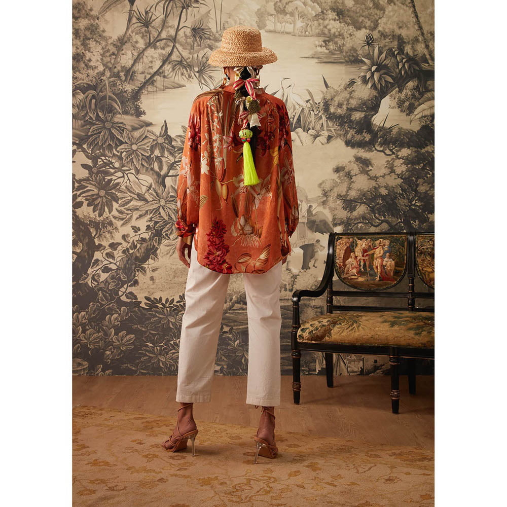 KALISTA Orange Dahlia Tunic