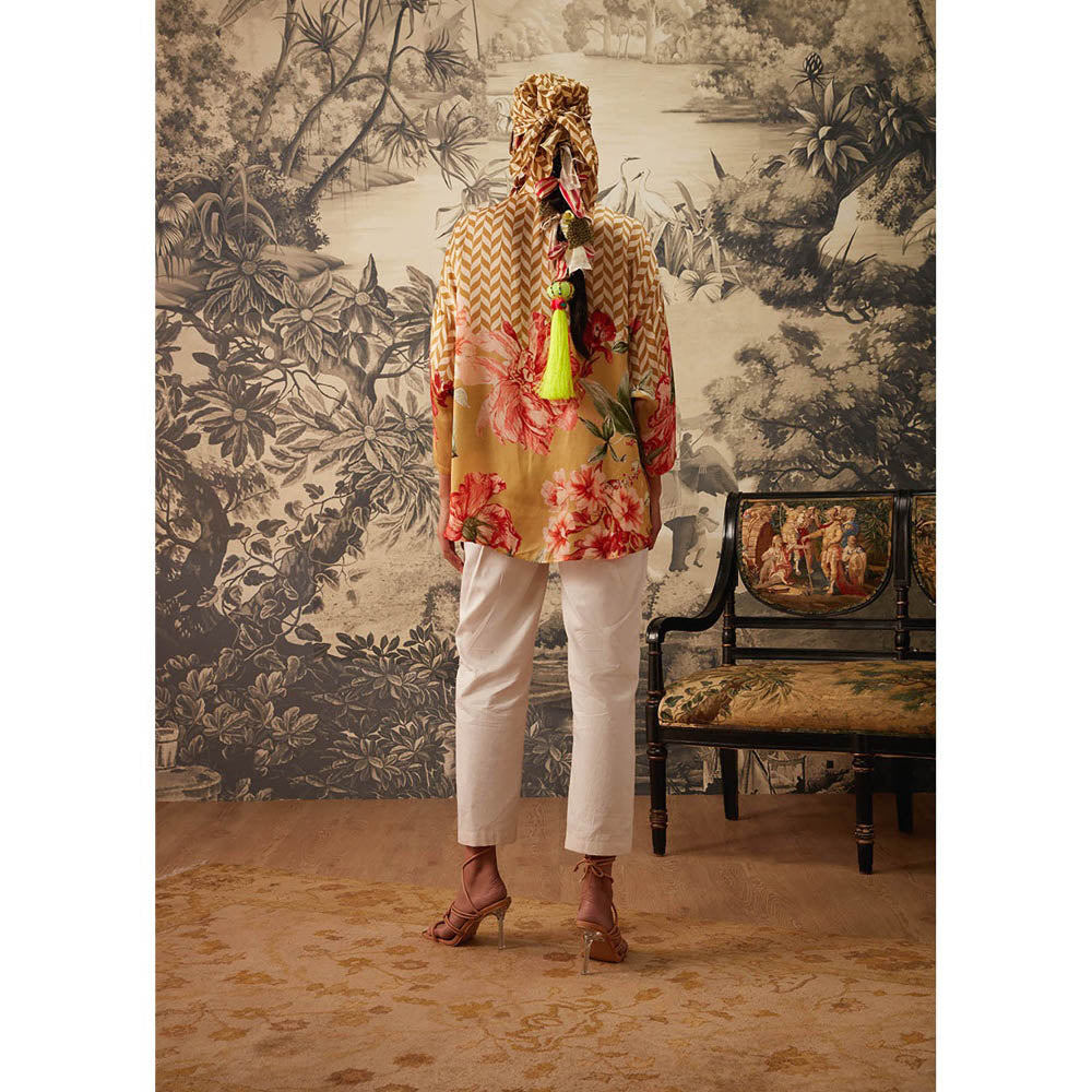 KALISTA Yellow Jasmin Shirt with Pant (Set of 2)