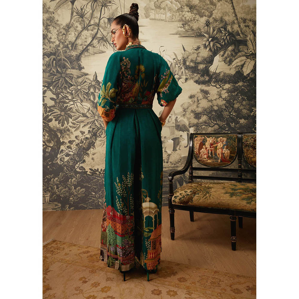 KALISTA Bottle Green Seinna Jumpsuit