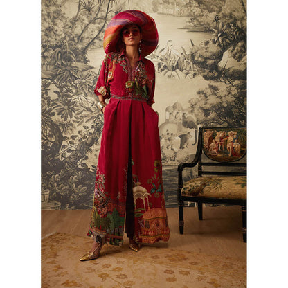 KALISTA Magenta Seinna Jumpsuit