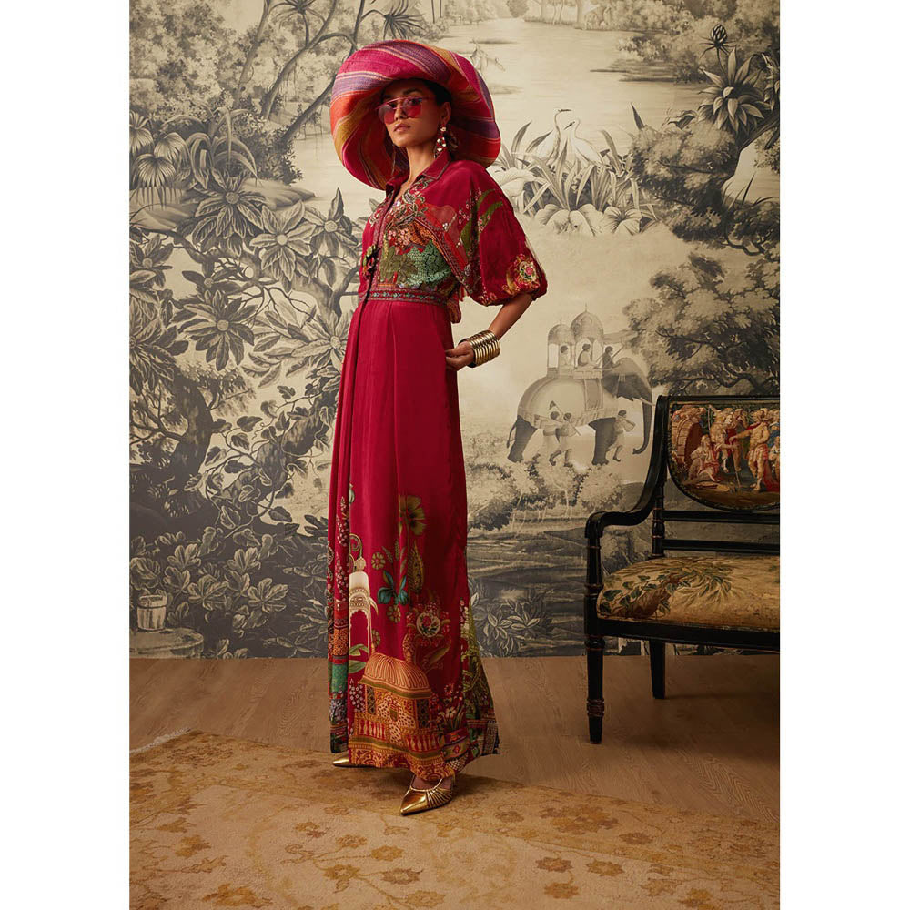 KALISTA Magenta Seinna Jumpsuit