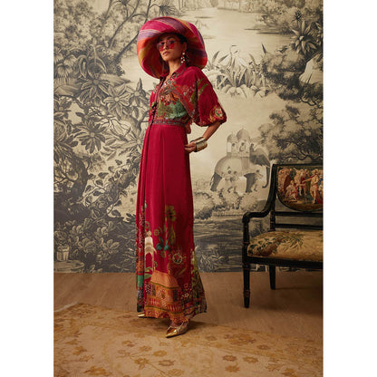 KALISTA Magenta Seinna Jumpsuit