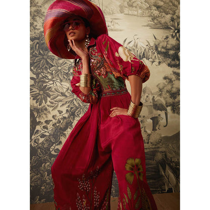 KALISTA Magenta Seinna Jumpsuit