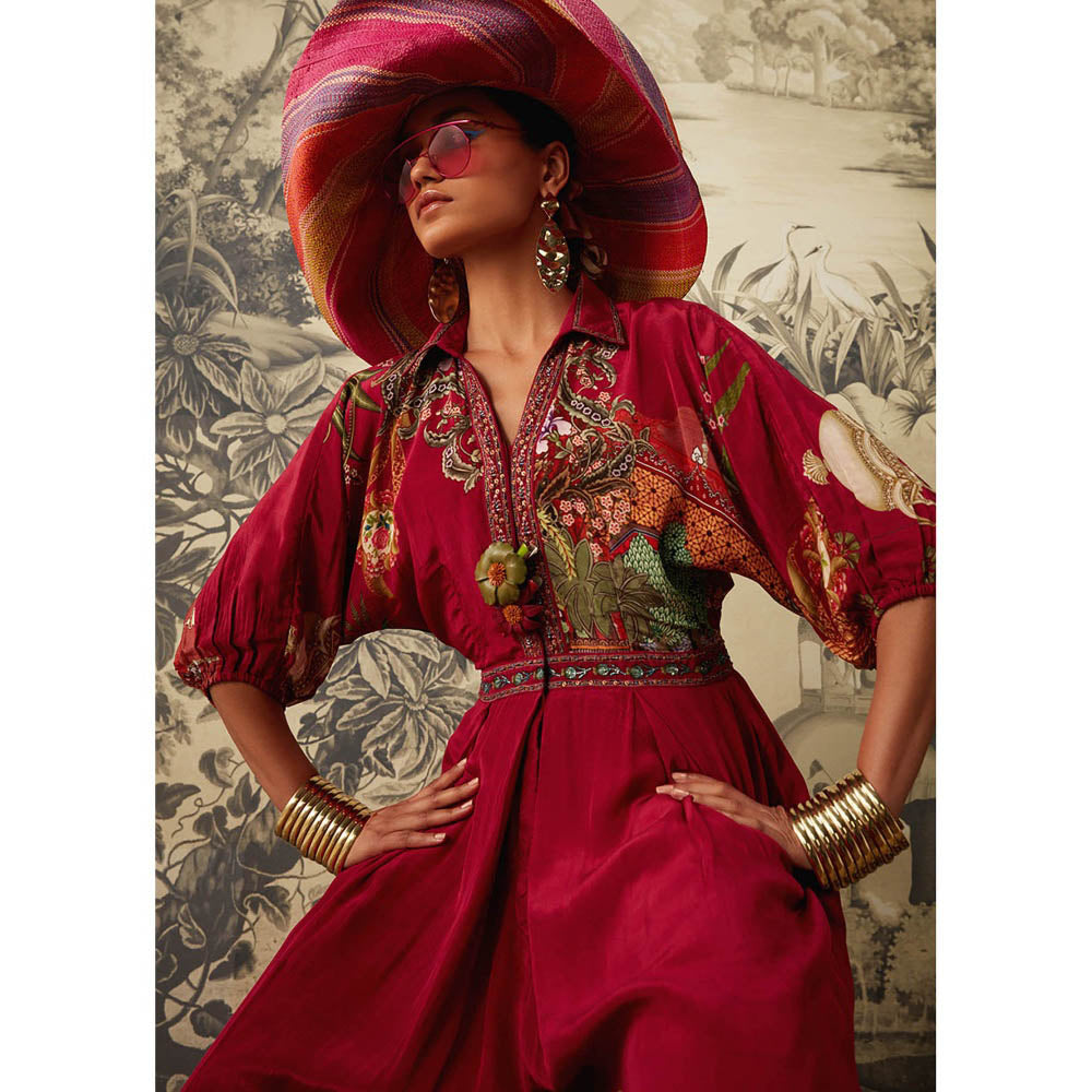 KALISTA Magenta Seinna Jumpsuit