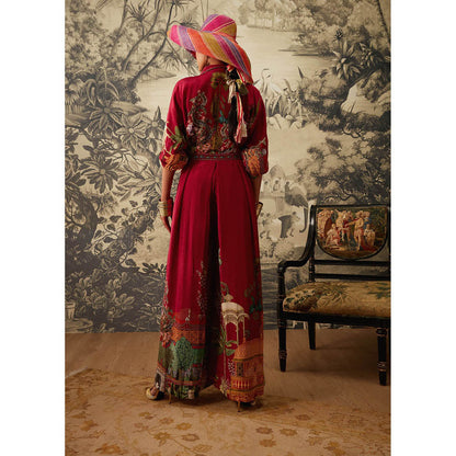 KALISTA Magenta Seinna Jumpsuit