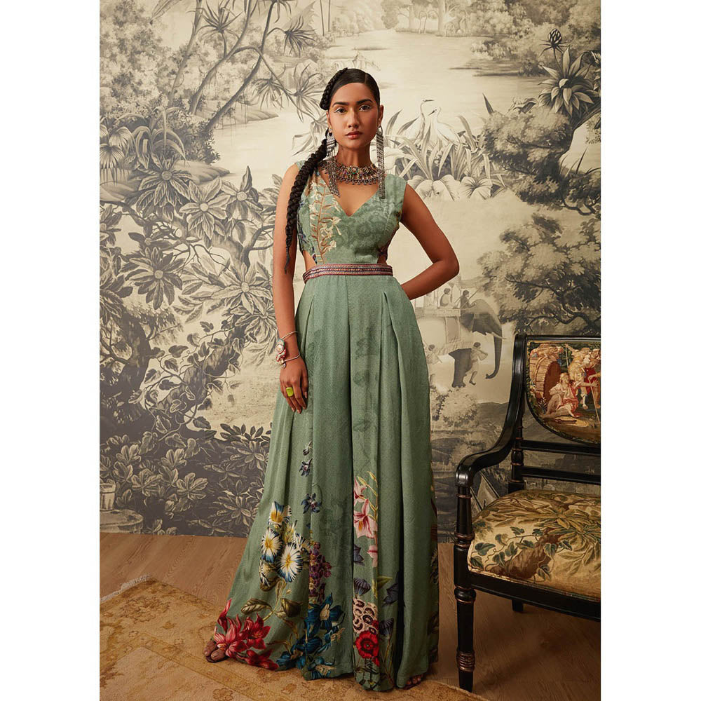 KALISTA Sage Green Freya Jumpsuit