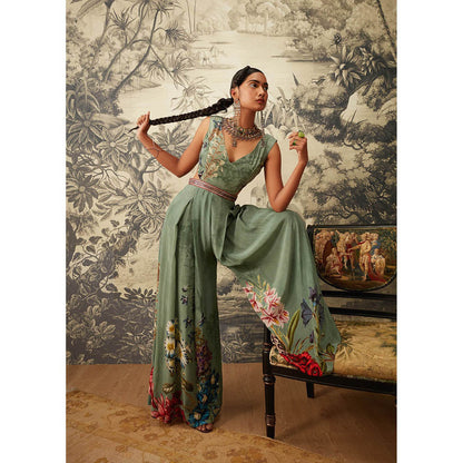 KALISTA Sage Green Freya Jumpsuit