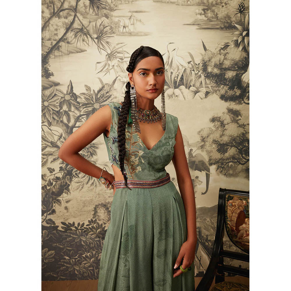 KALISTA Sage Green Freya Jumpsuit