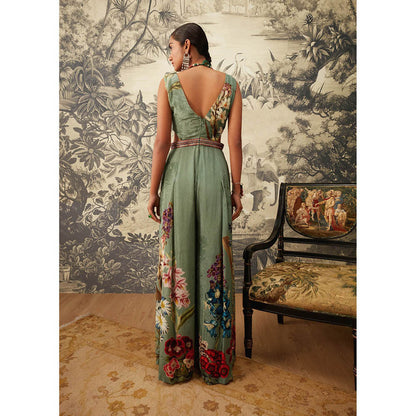 KALISTA Sage Green Freya Jumpsuit