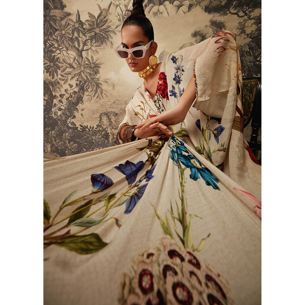 KALISTA Beige Lauren Kaftan Dress