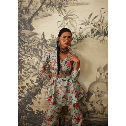 KALISTA Green Cynthia Co Ord (Set of 3)