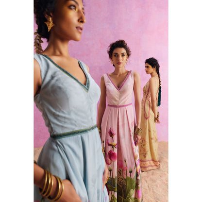 KALISTA Powder Pink Isra Jumpsuit