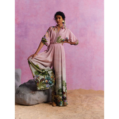 KALISTA Powder Pink Ciara Jumpsuit