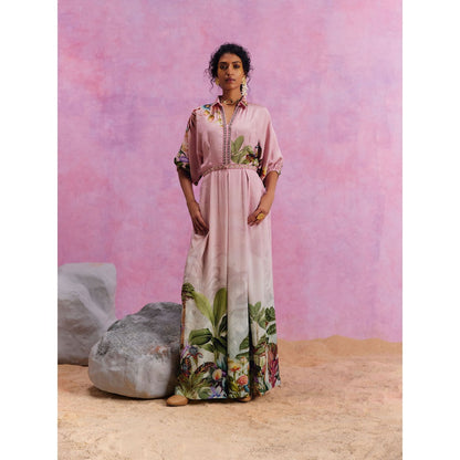 KALISTA Powder Pink Ciara Jumpsuit