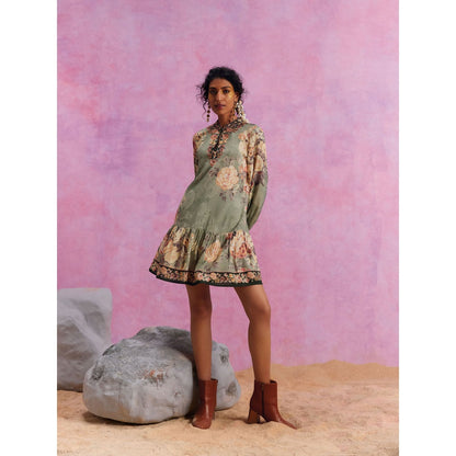 KALISTA Green Tiffiny Dress