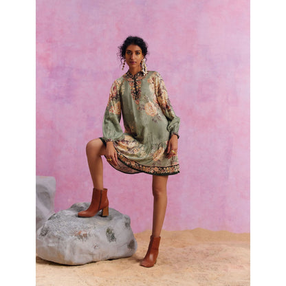 KALISTA Green Tiffiny Dress