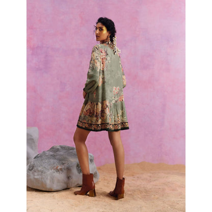 KALISTA Green Tiffiny Dress