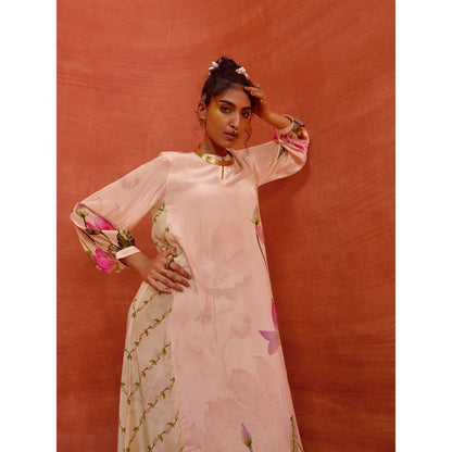 KALISTA Beige Naira Jalabiya Dress