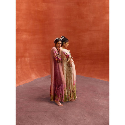 KALISTA Beige Naira Jalabiya Dress