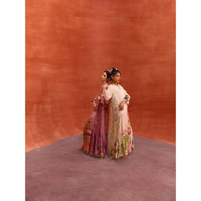 KALISTA Beige Naira Jalabiya Dress