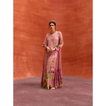 KALISTA Dusty Pink Naira Jalabiya Dress