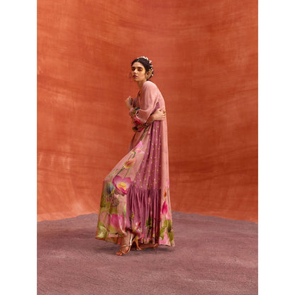 KALISTA Dusty Pink Naira Jalabiya Dress