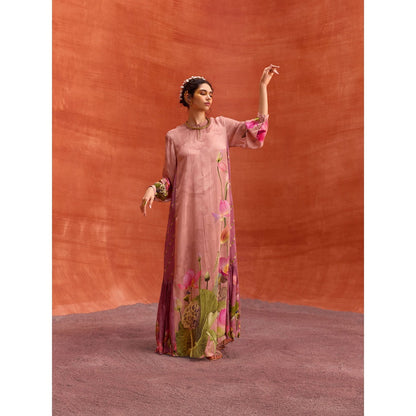 KALISTA Dusty Pink Naira Jalabiya Dress